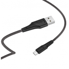 USB кабель microUSB черный 1м 2.4 A Hoco Airy silicone X58 black